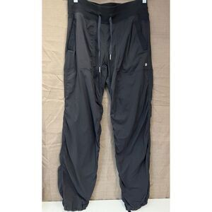 Lululemon black nylon Dance Studio Jogger. Size 8.